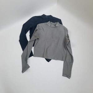 Zara Long Sleeve mock neck T-shirt’s